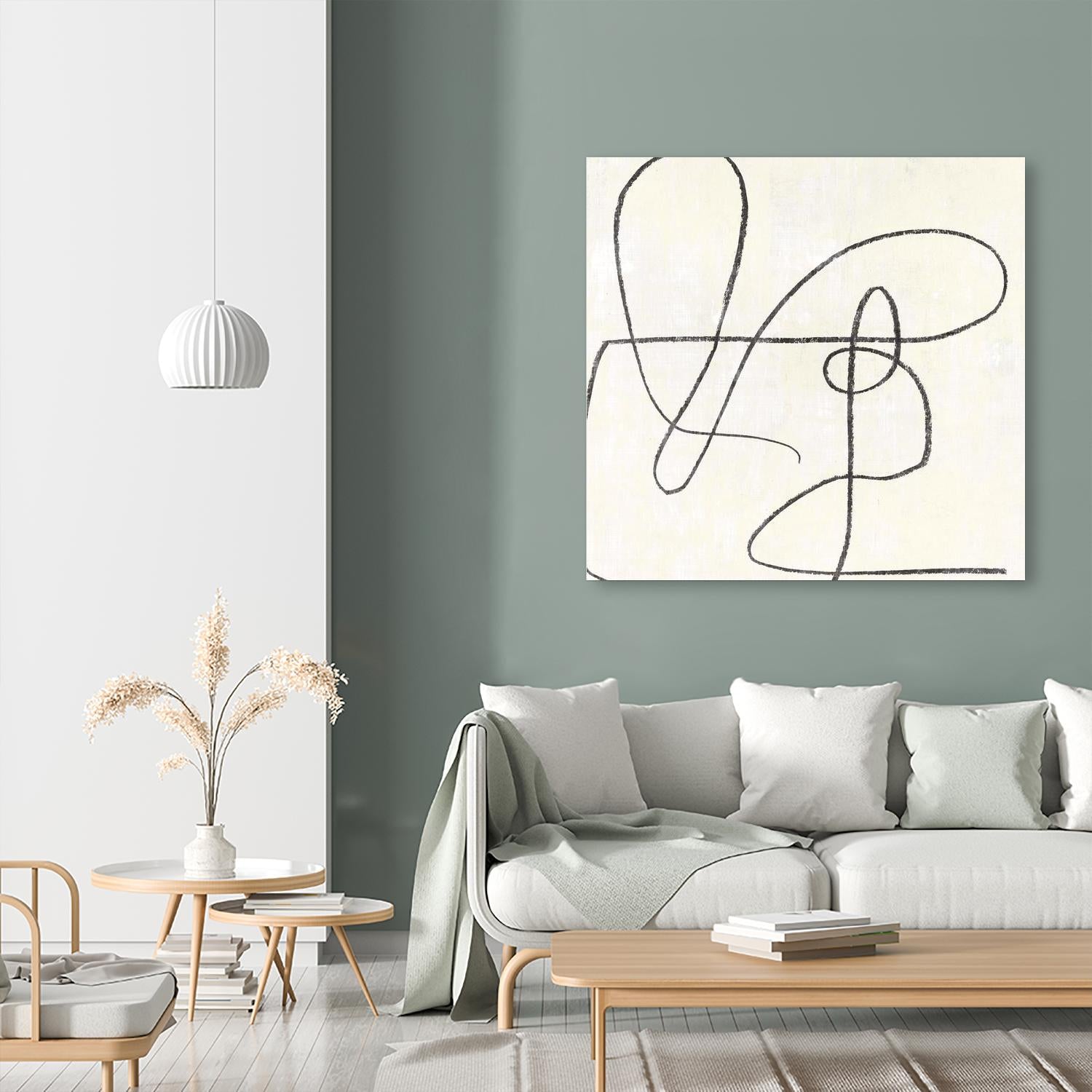 Juxtaposing by Pi Studio on GIANT ART - white linear linear art