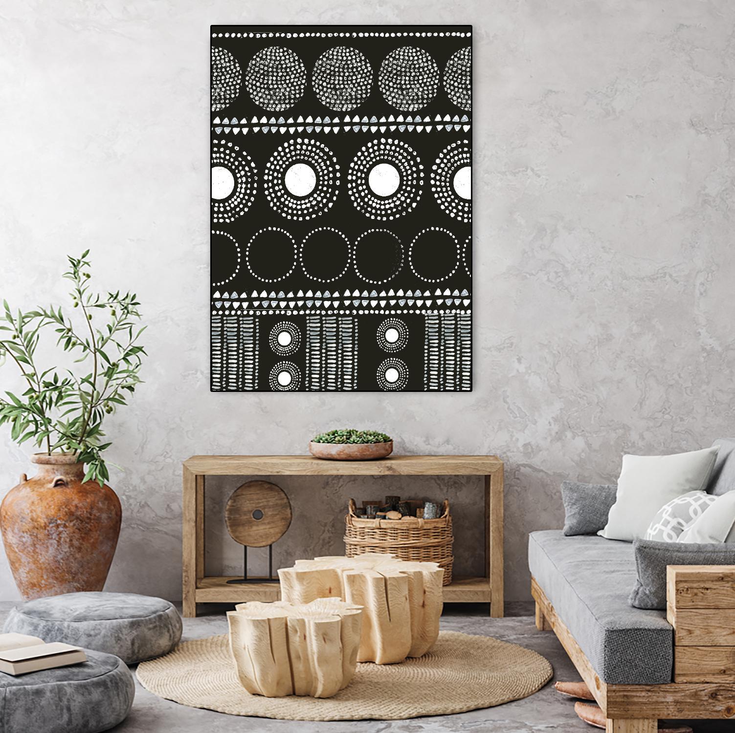 African I by PI Studio on GIANT ART - white abstract