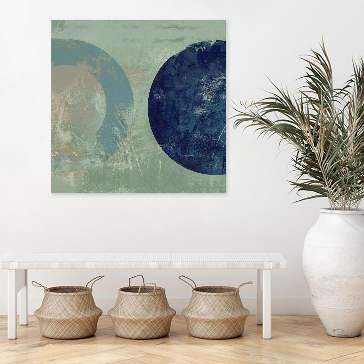 Odeon V by Tom Reeves on GIANT ART - blue abstract