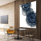 Blotted Ink I by Tom Reeves on GIANT ART - blue abstract