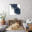Blotted Ink I by Tom Reeves on GIANT ART - blue abstract
