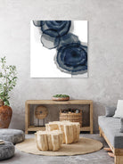 Blotted Ink I by Tom Reeves on GIANT ART - blue abstract