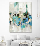 Blue Silver II by Tom Reeves on GIANT ART - blue abstract