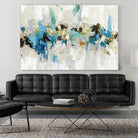 Blue Silver III by Tom Reeves on GIANT ART - blue abstract