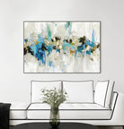 Blue Silver III by Tom Reeves on GIANT ART - blue abstract