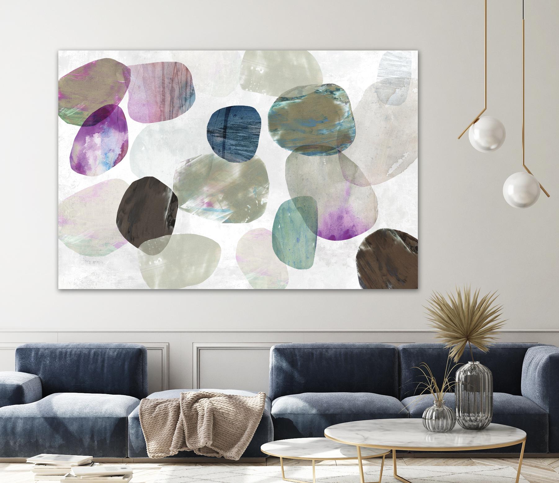 Marble I by Tom Reeves on GIANT ART - purple abstract
