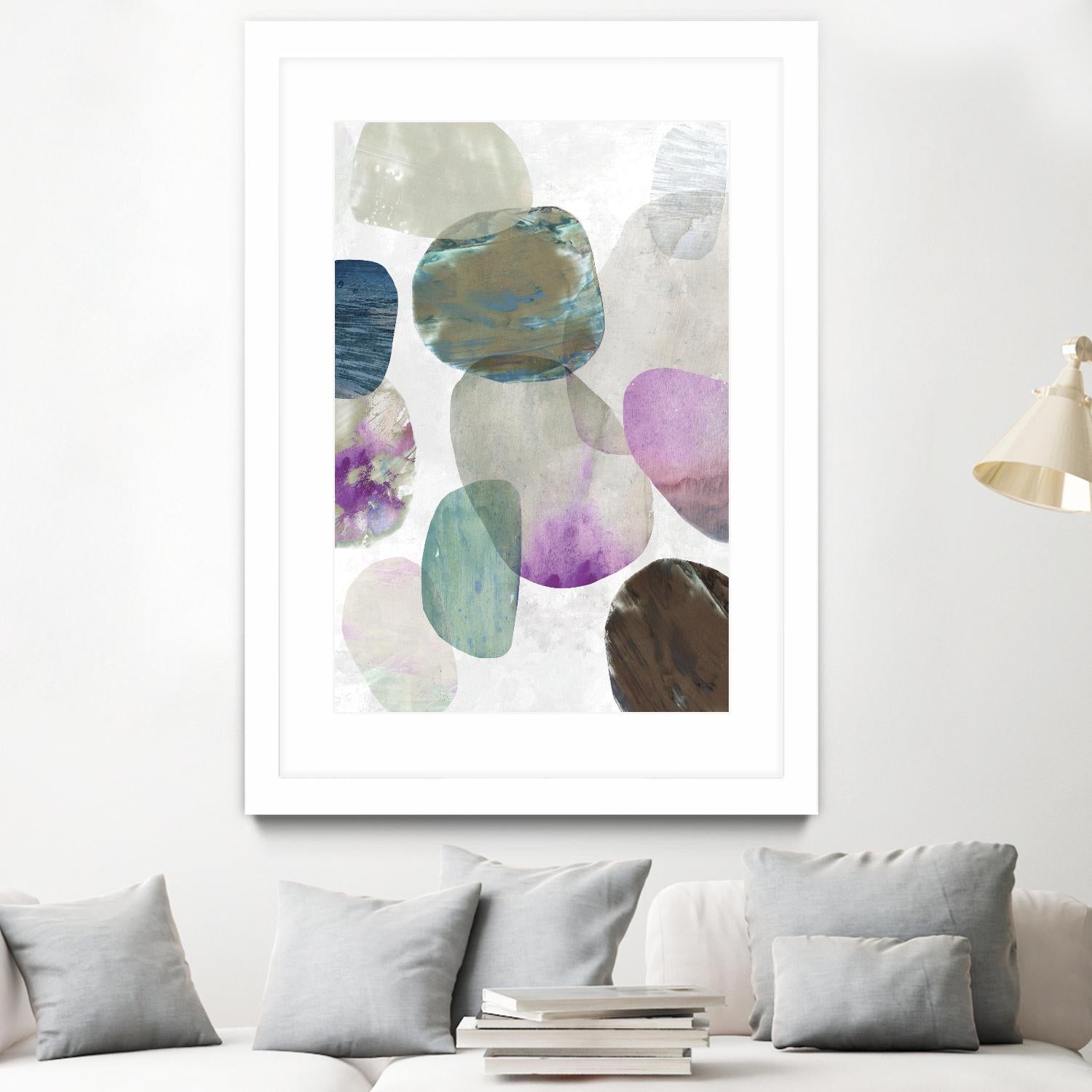 Marble III by Tom Reeves on GIANT ART - purple abstract