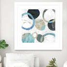 Rings II by Tom Reeves on GIANT ART - blue abstract