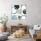 Rings II by Tom Reeves on GIANT ART - blue abstract