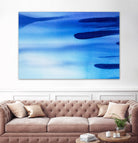 In the Fog by Ritika Ghandi on GIANT ART - blue abstract