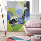 All is not Lost by Ruth Palmer on GIANT ART - blue abstract