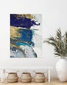Riviera II by Ruth Palmer on GIANT ART - gold abstract