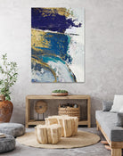Riviera II by Ruth Palmer on GIANT ART - gold abstract