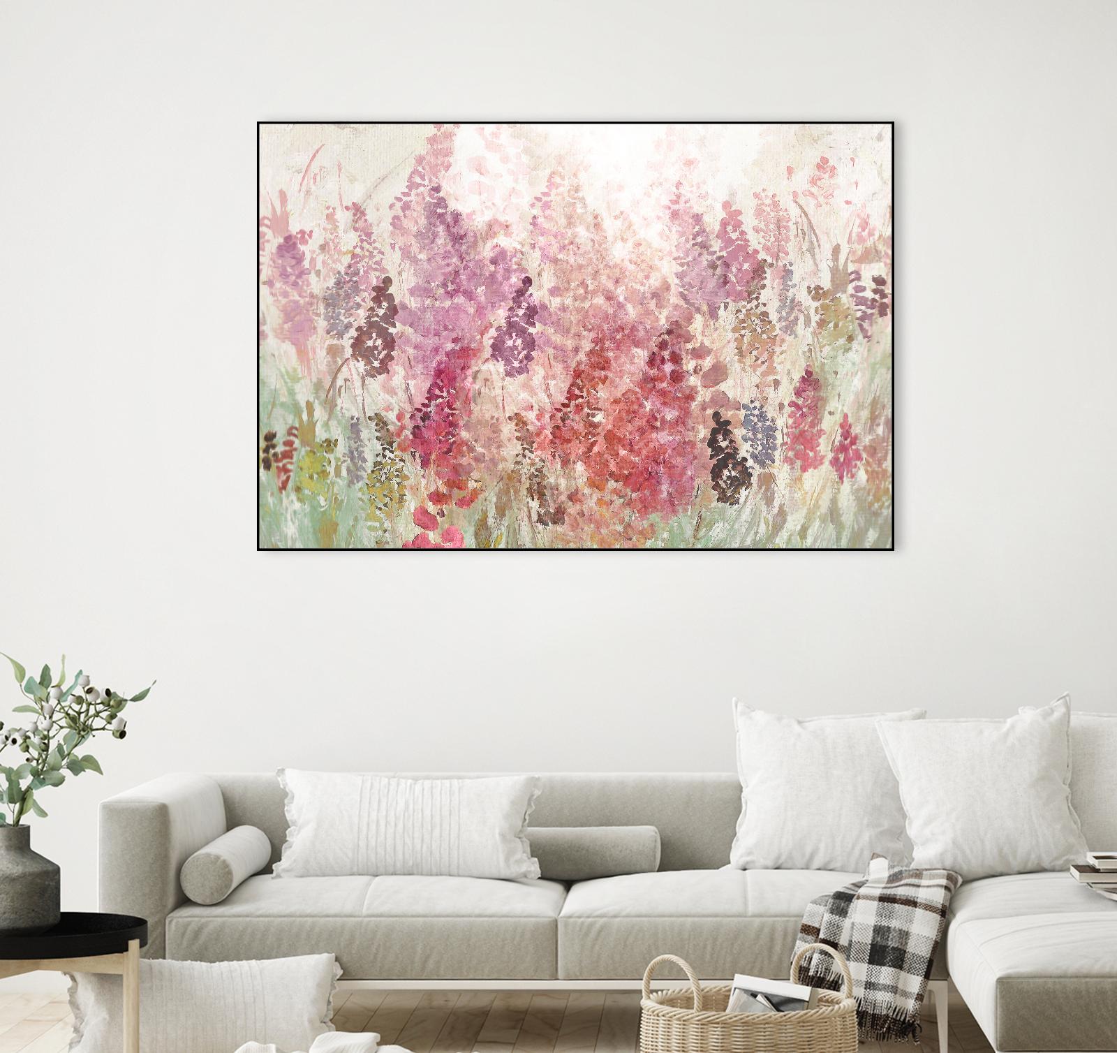 Summer Haze by Ruth Palmer on GIANT ART - red abstract