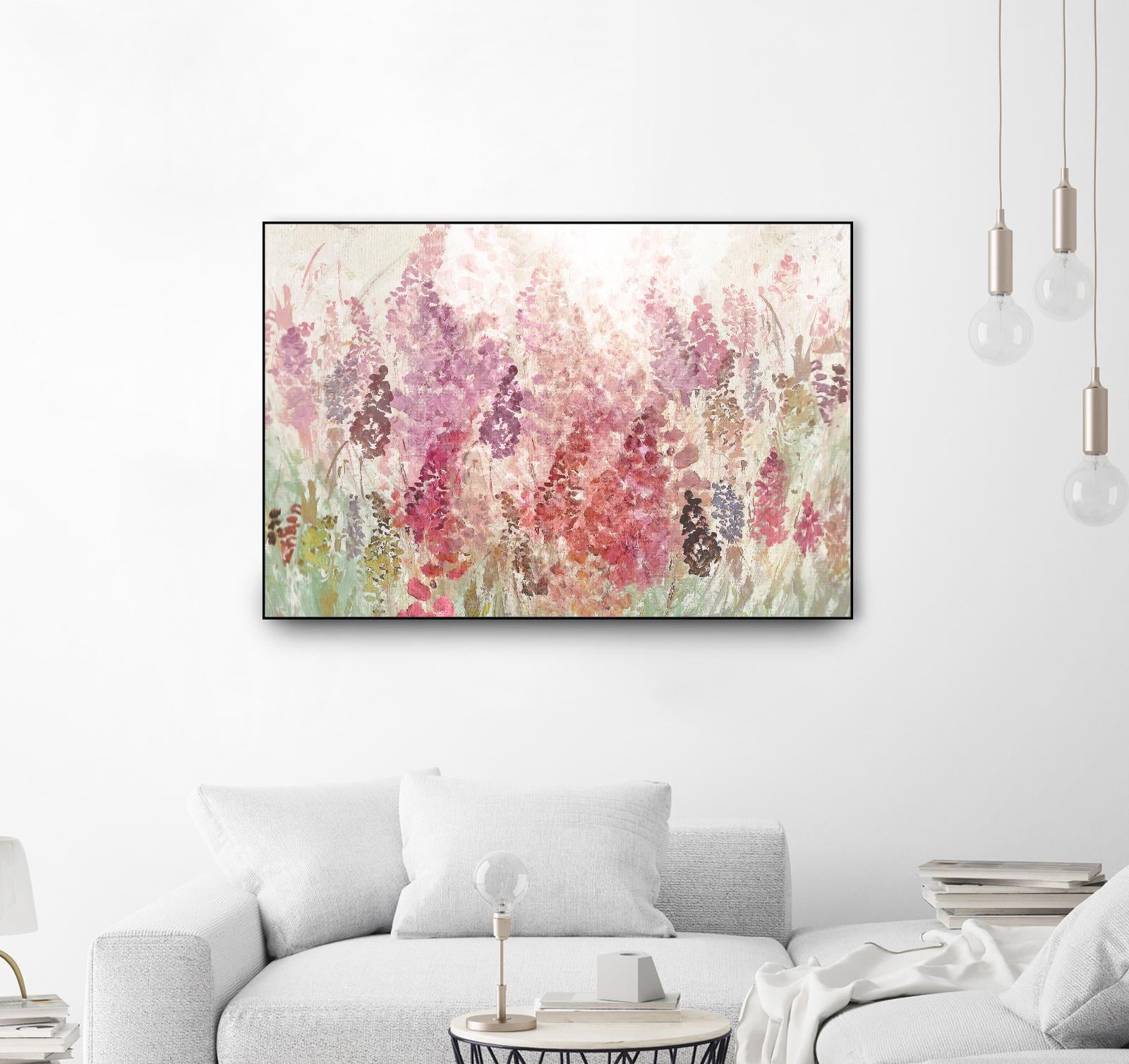 Summer Haze by Ruth Palmer on GIANT ART - red abstract