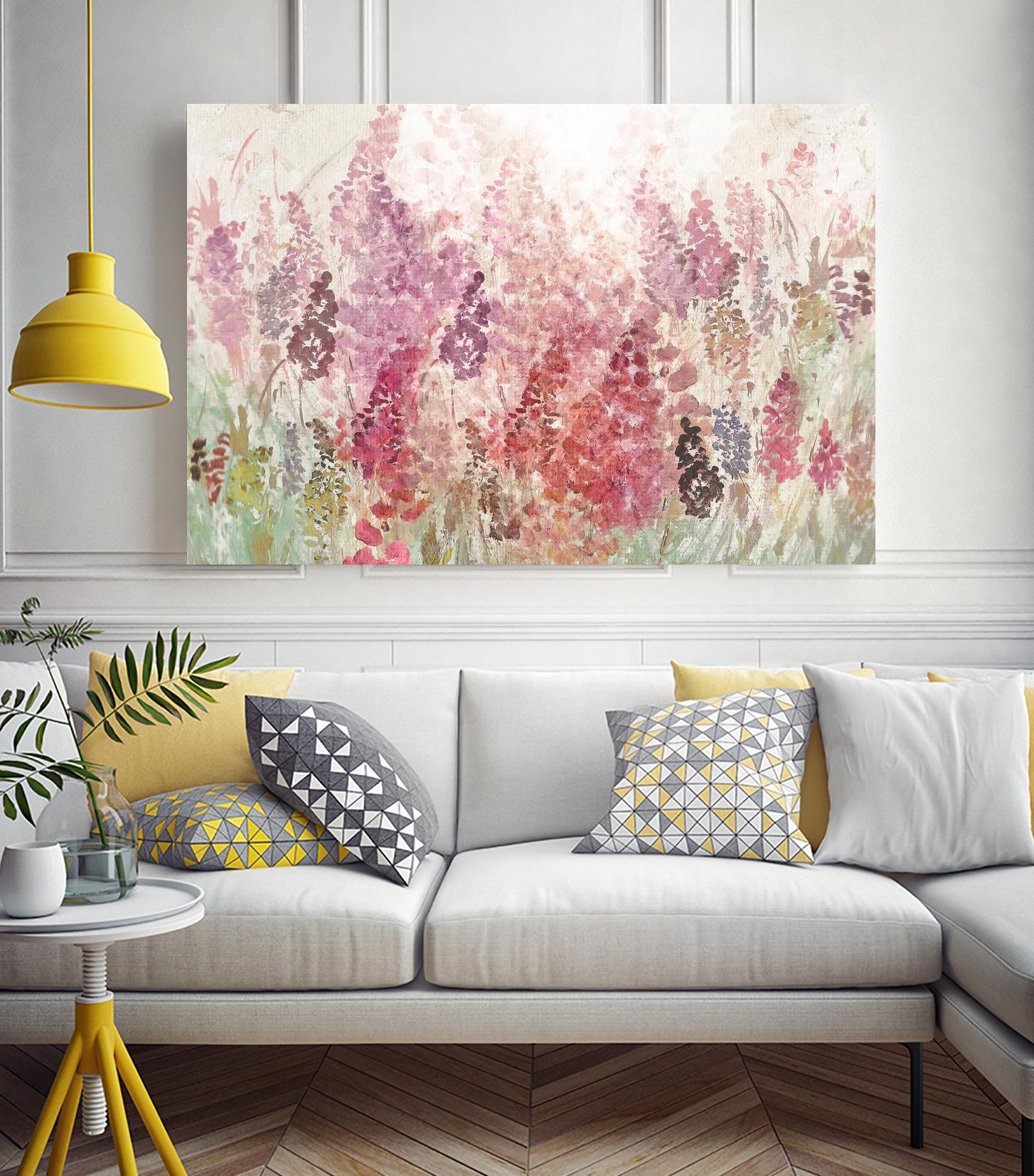 Summer Haze by Ruth Palmer on GIANT ART - pink flowers