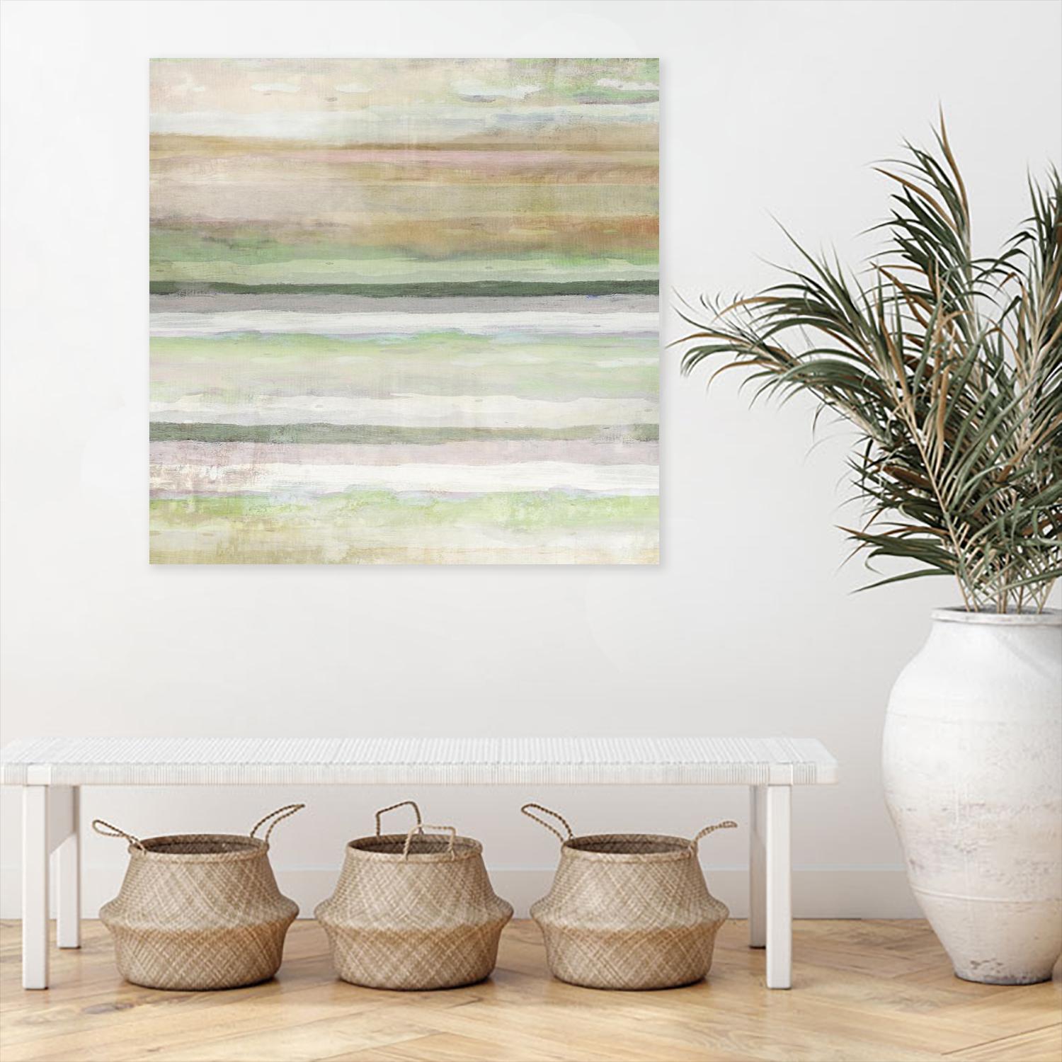 Splash of Summer I by Ruth Palmer on GIANT ART - beige abstract