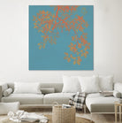 Shire I by Ricki Mountain on GIANT ART - red floral