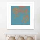 Shire I by Ricki Mountain on GIANT ART - red floral