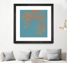 Shire I by Ricki Mountain on GIANT ART - red floral