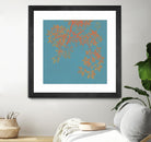 Shire I by Ricki Mountain on GIANT ART - red floral