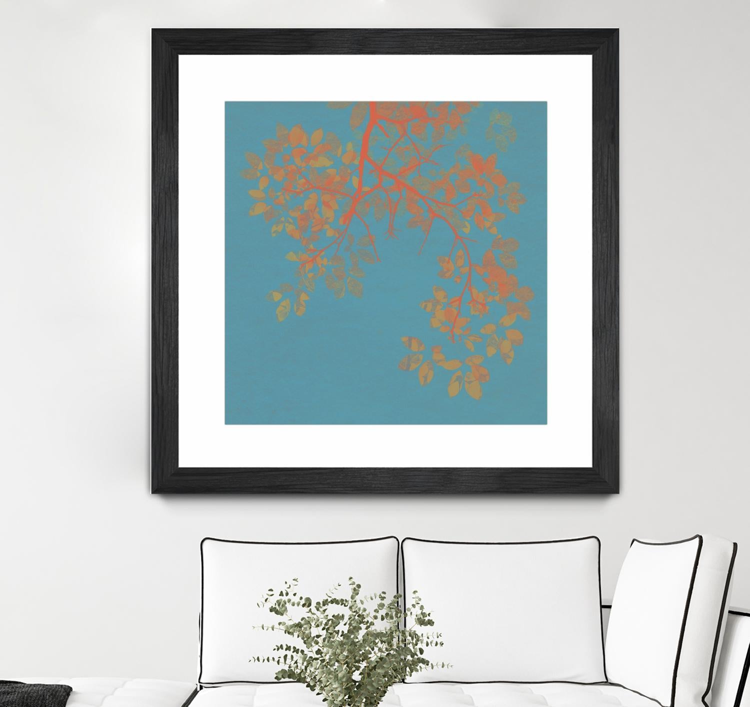 Shire I by Ricki Mountain on GIANT ART - red floral