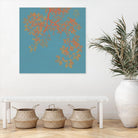 Shire I by Ricki Mountain on GIANT ART - red floral