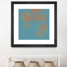 Shire I by Ricki Mountain on GIANT ART - red floral