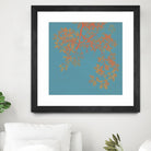 Shire I by Ricki Mountain on GIANT ART - red floral