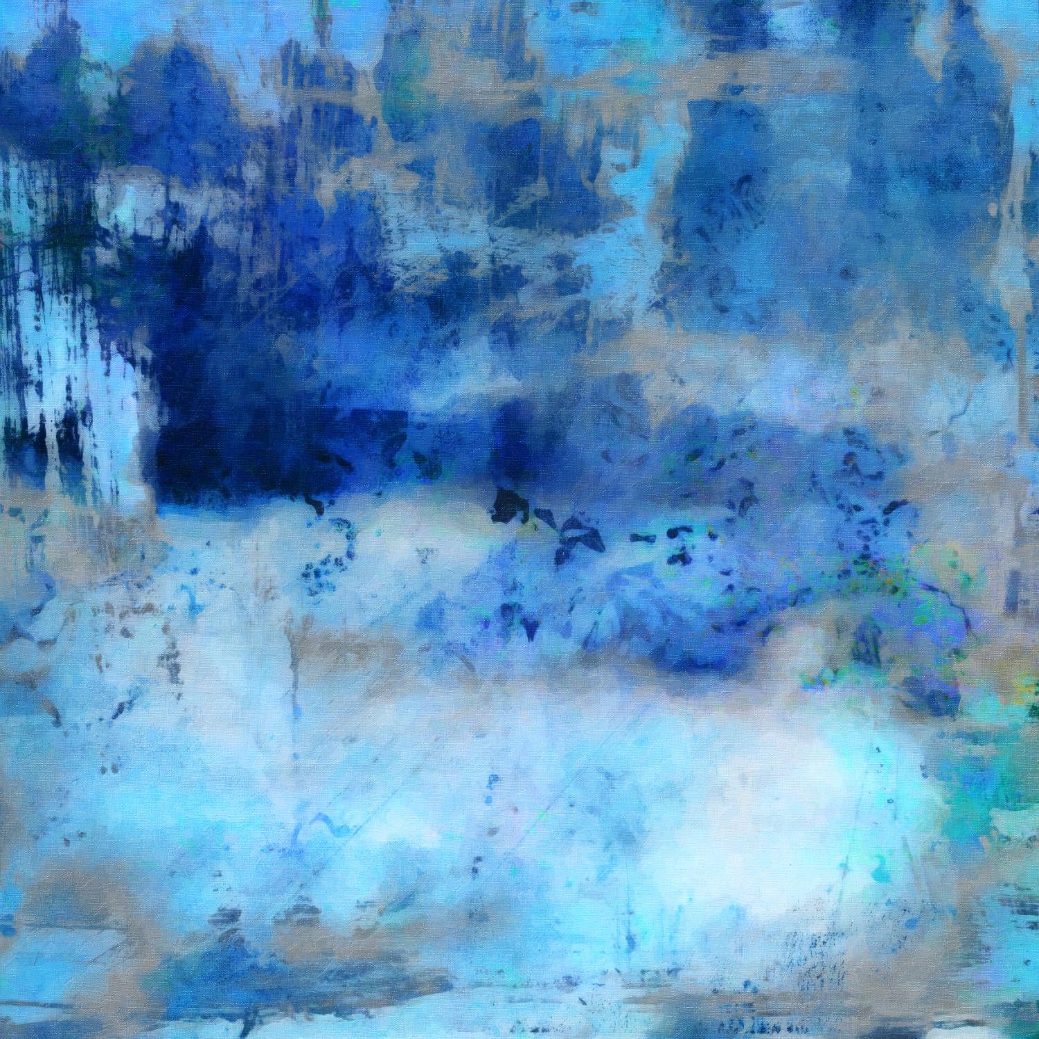 Blue Skies Ahead by Ricki Mountain on GIANT ART - blue abstract