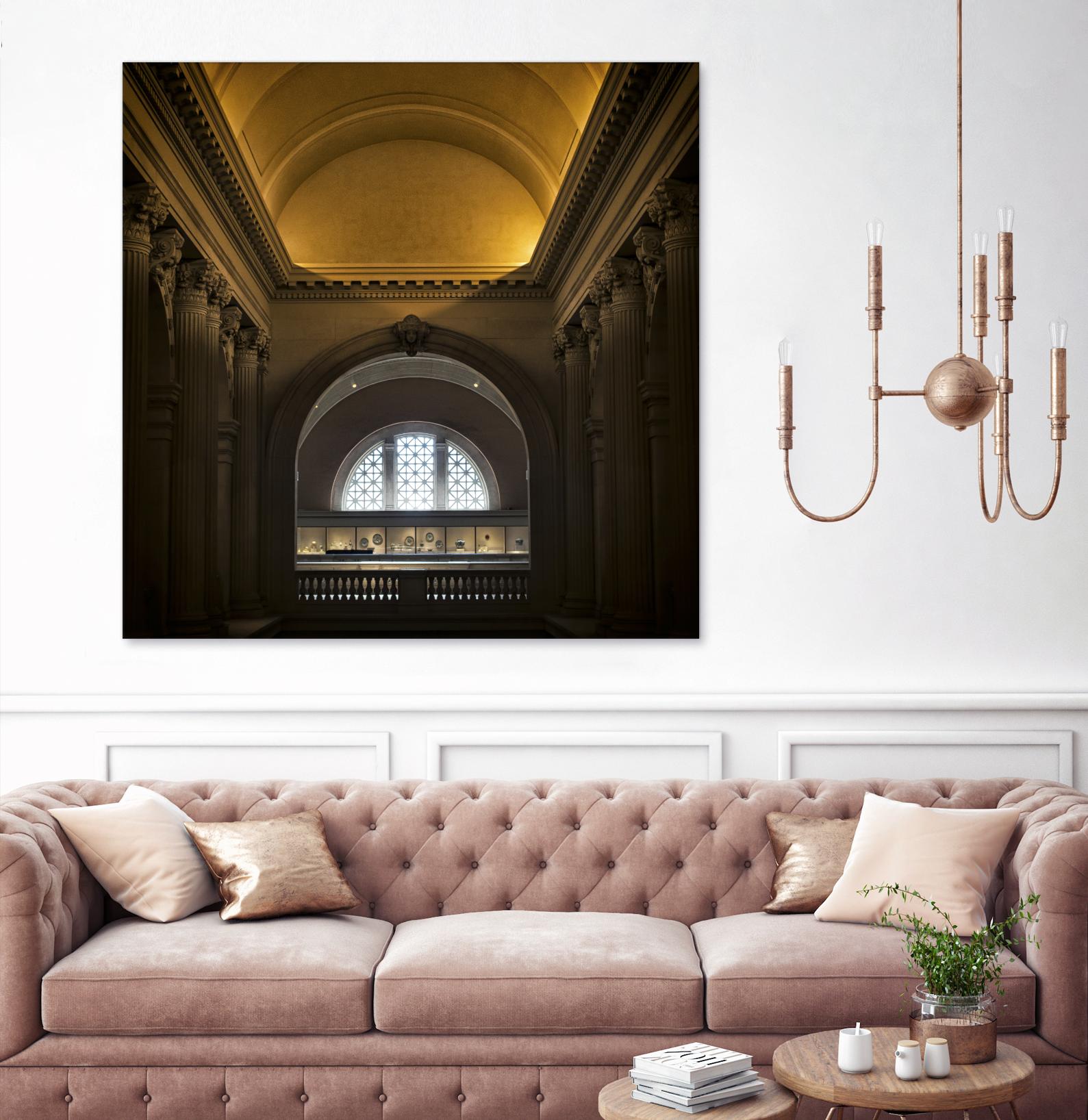 Museum I by Robert Schenck on GIANT ART - brown architectural