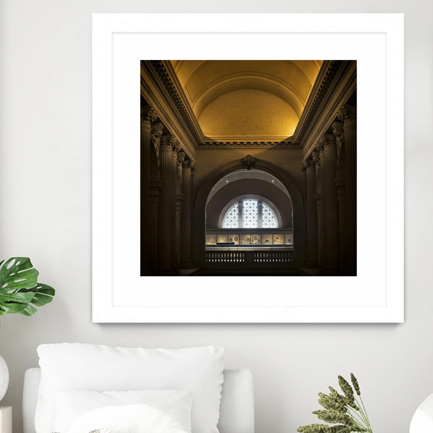 Museum I by Robert Schenck on GIANT ART - brown architectural