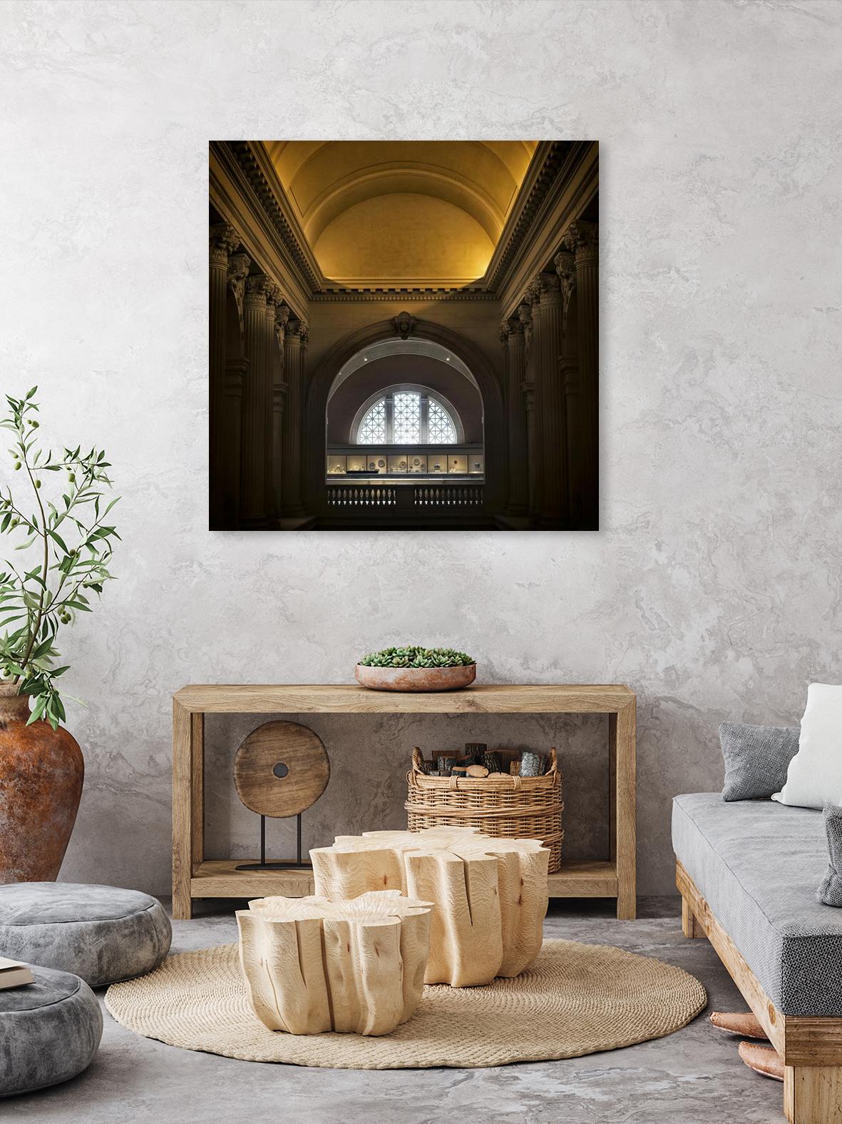 Museum I by Robert Schenck on GIANT ART - brown architectural