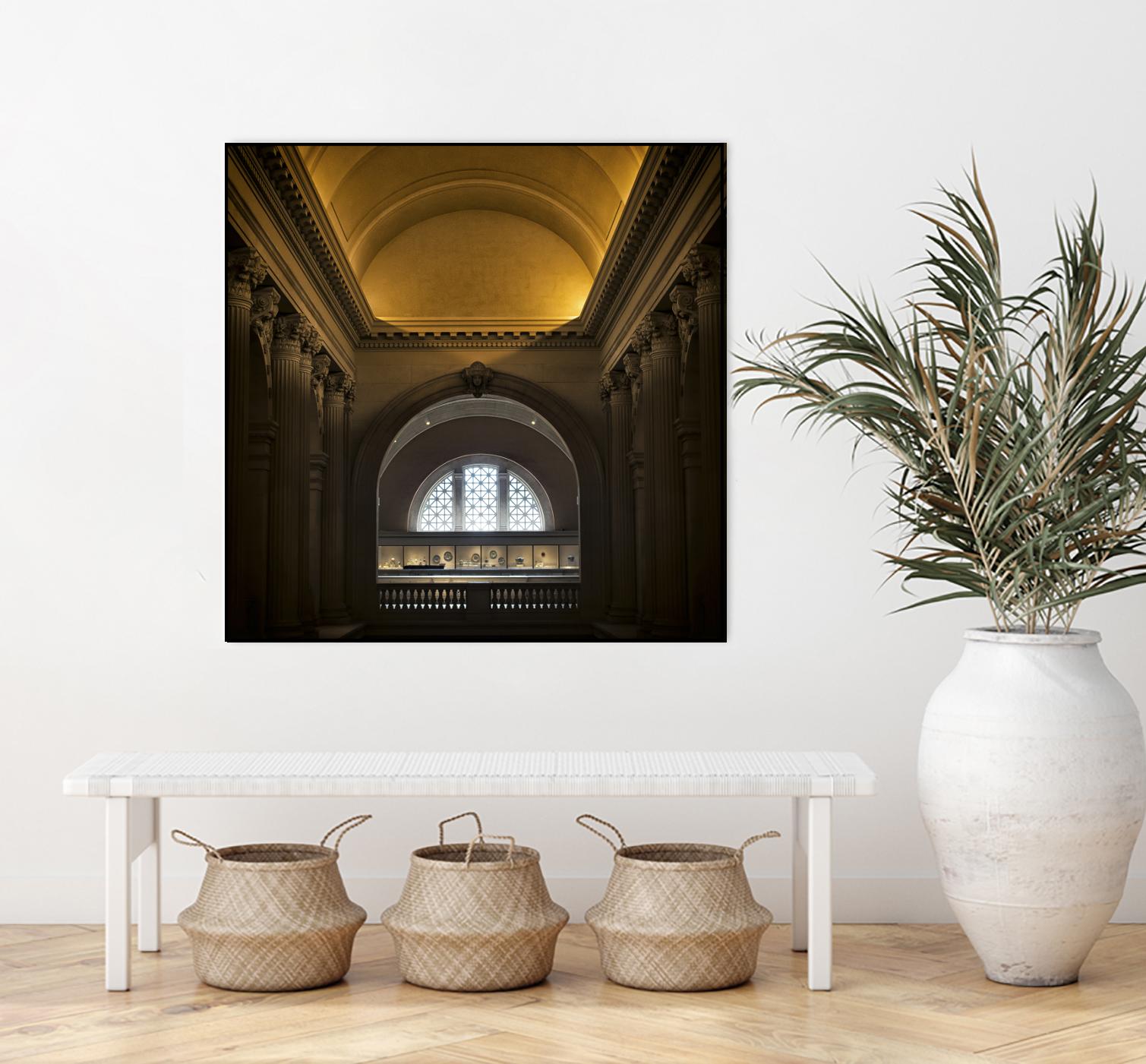 Museum I by Robert Schenck on GIANT ART - brown architectural