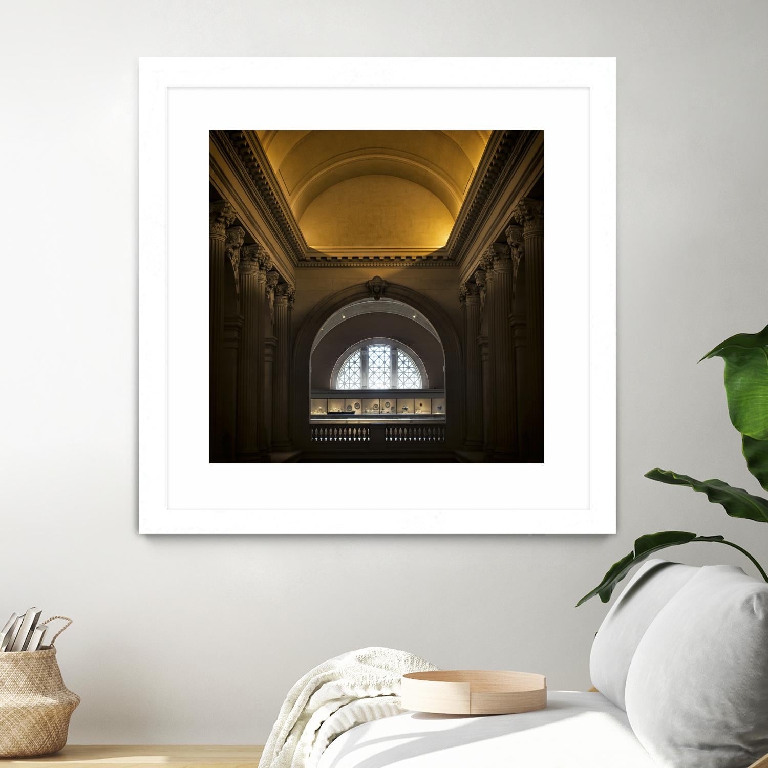 Museum I by Robert Schenck on GIANT ART - brown architectural