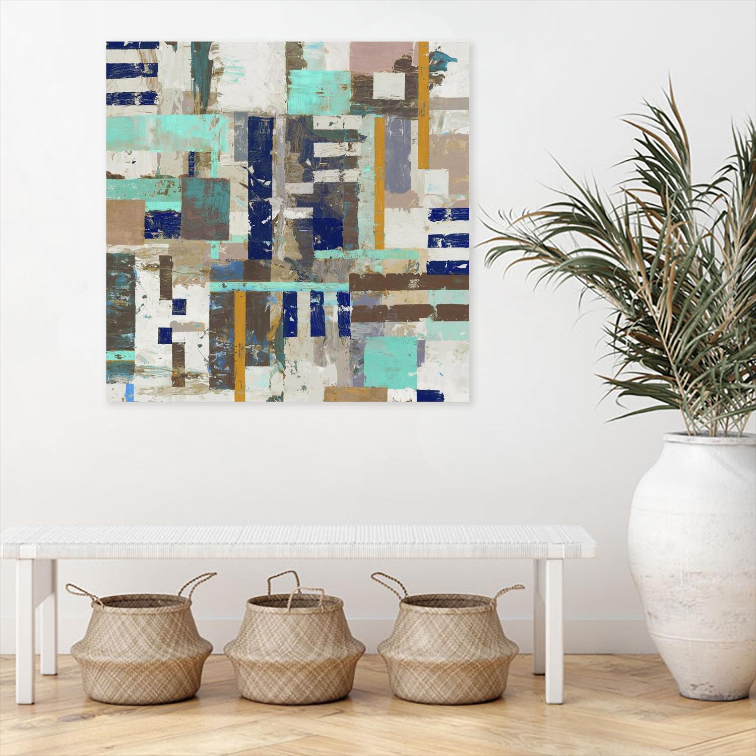 Acres I by Edward Selkirk on GIANT ART - blue abstract