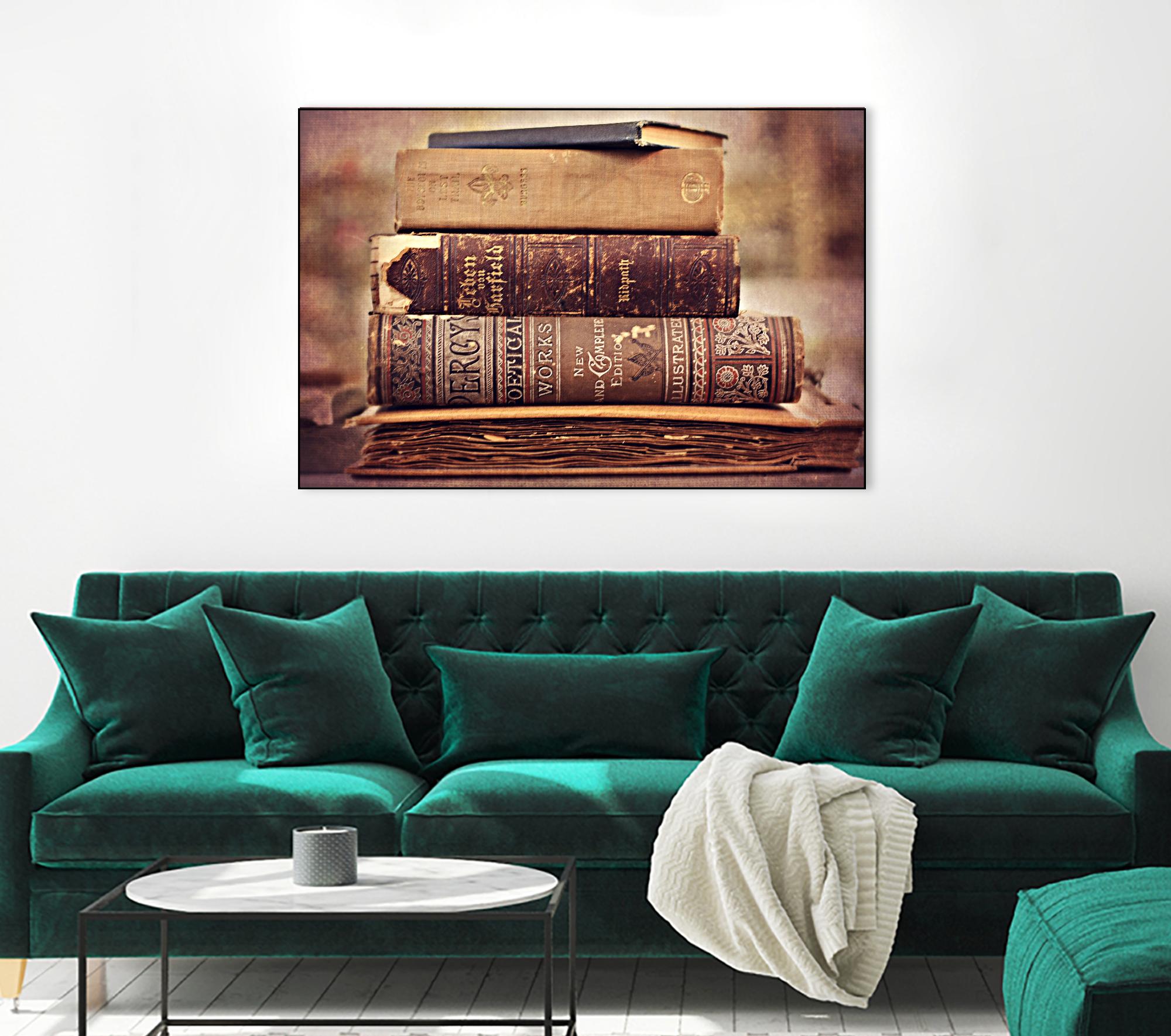 Vintage Book Collection IV by Sylvia Cook on GIANT ART - velvet leisure