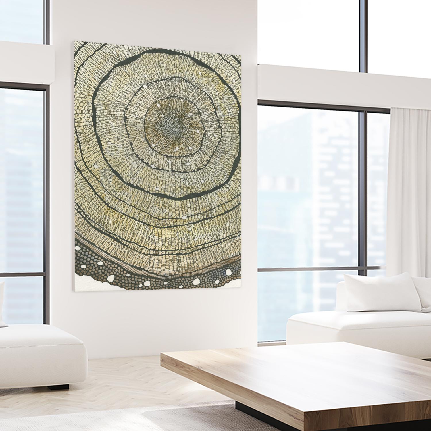 Fir by Sandrine Pellisier on GIANT ART - brown abstract