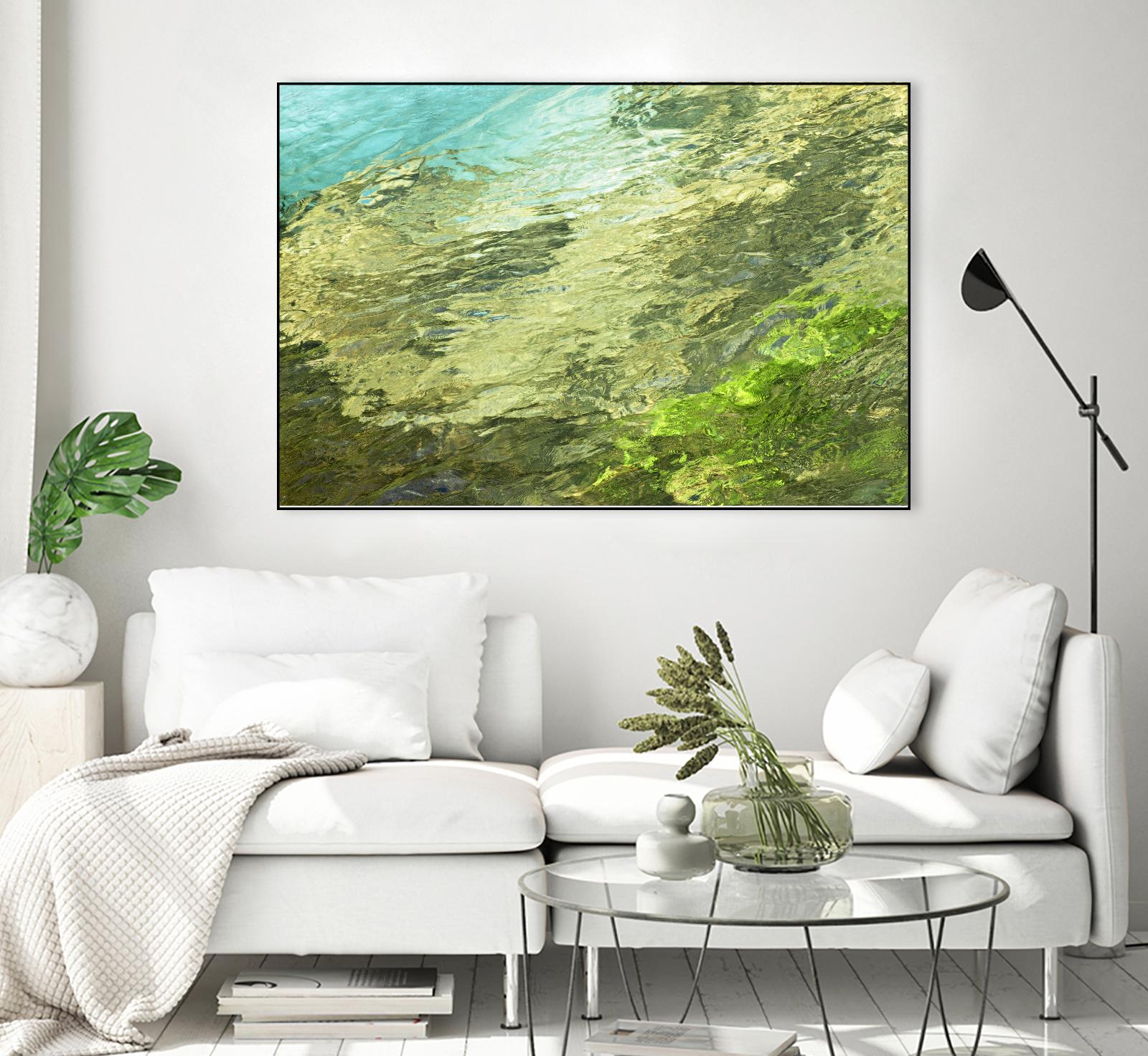 Fontaine Abstract III by Steven Crainford on GIANT ART - green abstract