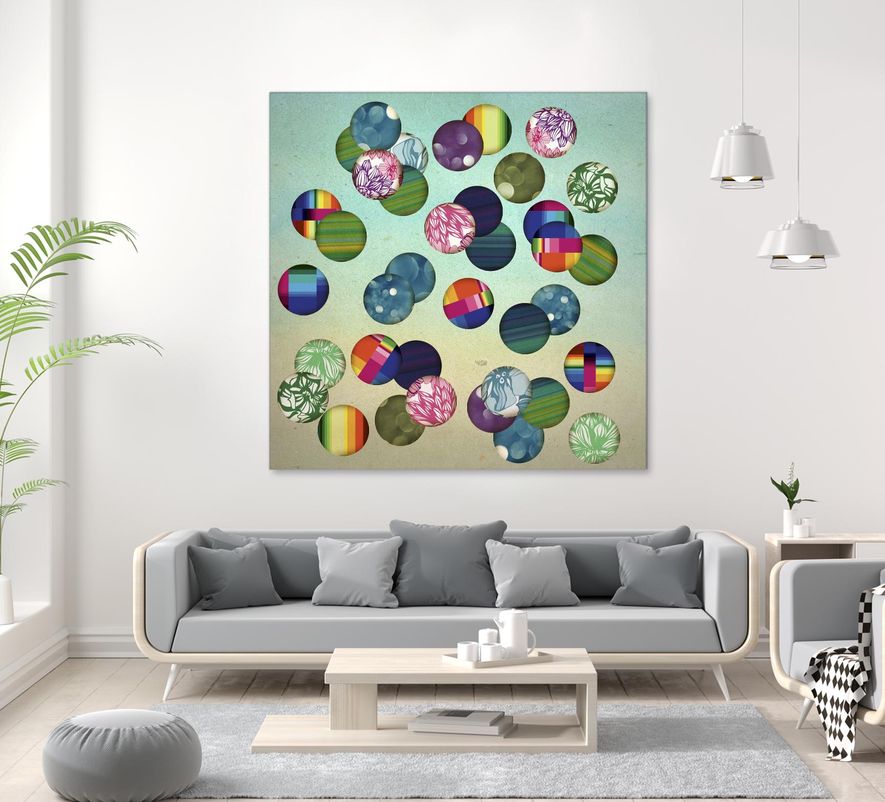 Play by Theo Pechorin on GIANT ART - green abstract