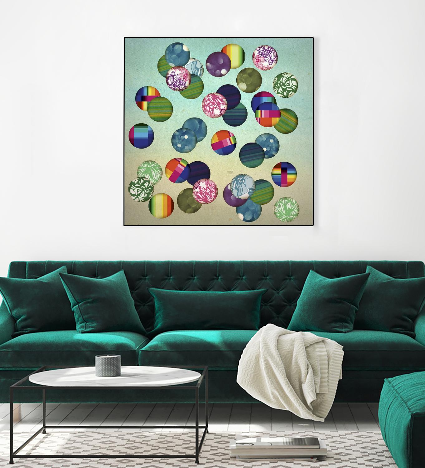 Play by Theo Pechorin on GIANT ART - green abstract