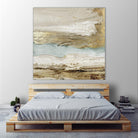 Playa Secreto II by Wendy Kroeker on GIANT ART - beige abstract