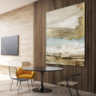 Playa Secreto II by Wendy Kroeker on GIANT ART - beige abstract