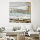 Playa Secreto II Teal Version by Wendy Kroeker on GIANT ART - blue abstract