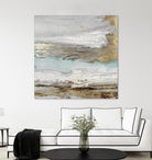 Playa Secreto II Teal Version by Wendy Kroeker on GIANT ART - blue abstract