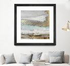 Playa Secreto II Teal Version by Wendy Kroeker on GIANT ART - blue abstract