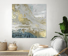 Playa Secreto III Indigo Version by Wendy Kroeker on GIANT ART - blue abstract