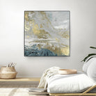 Playa Secreto III Indigo Version by Wendy Kroeker on GIANT ART - blue abstract