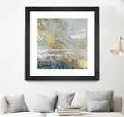 Playa Secreto III Indigo Version by Wendy Kroeker on GIANT ART - blue abstract