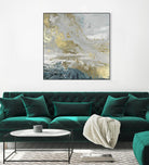 Playa Secreto III Indigo Version by Wendy Kroeker on GIANT ART - blue abstract